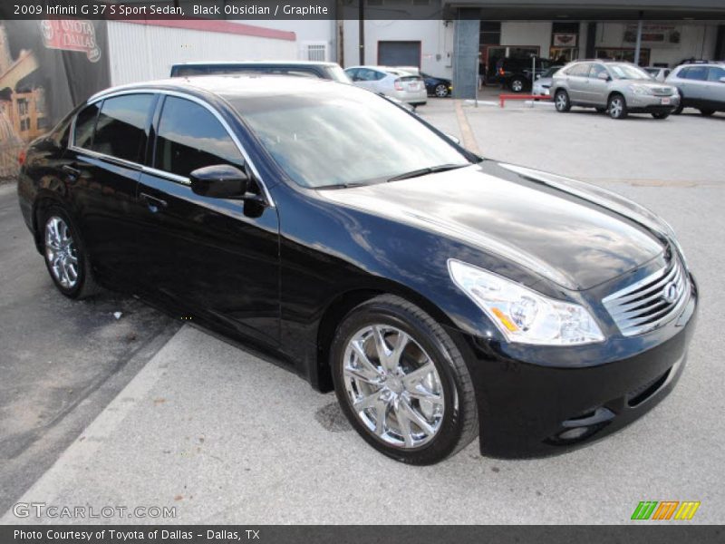 Black Obsidian / Graphite 2009 Infiniti G 37 S Sport Sedan