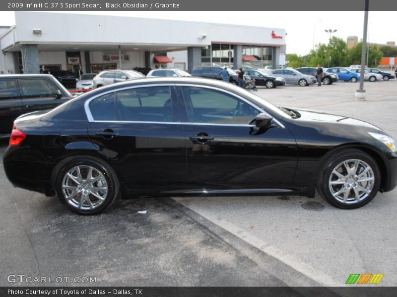 Black Obsidian / Graphite 2009 Infiniti G 37 S Sport Sedan