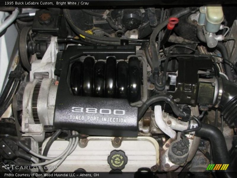 Bright White / Gray 1995 Buick LeSabre Custom