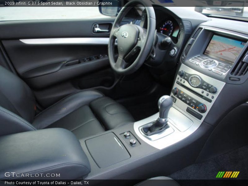 Black Obsidian / Graphite 2009 Infiniti G 37 S Sport Sedan