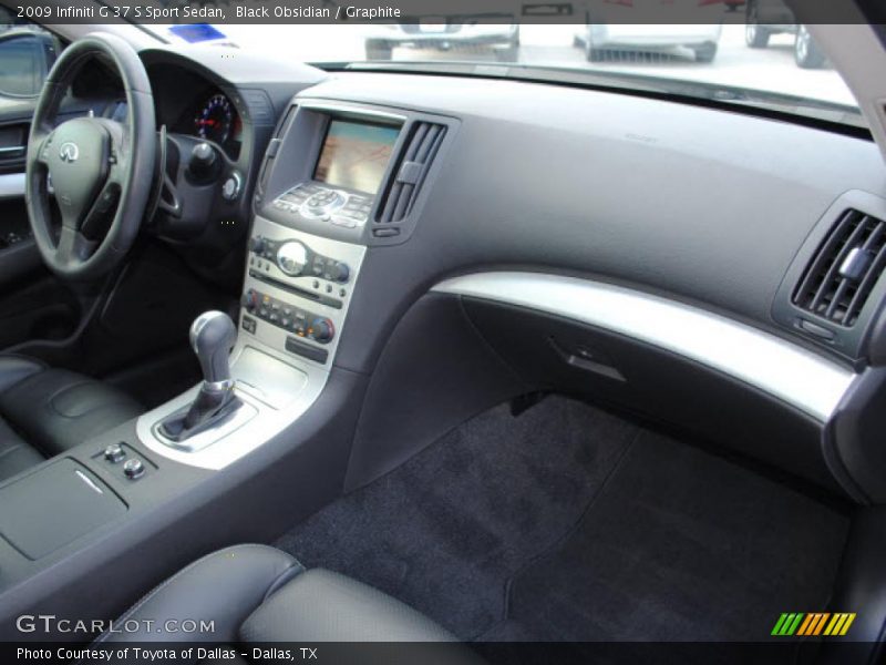 Black Obsidian / Graphite 2009 Infiniti G 37 S Sport Sedan