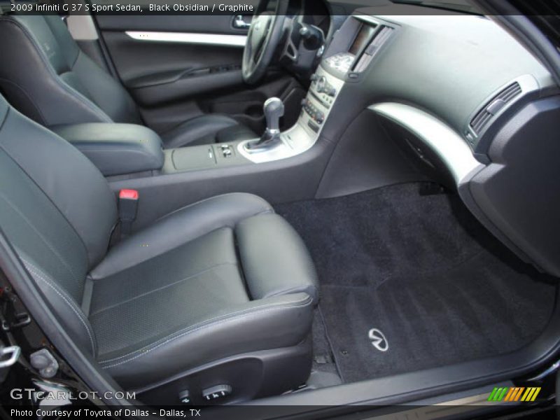 Black Obsidian / Graphite 2009 Infiniti G 37 S Sport Sedan