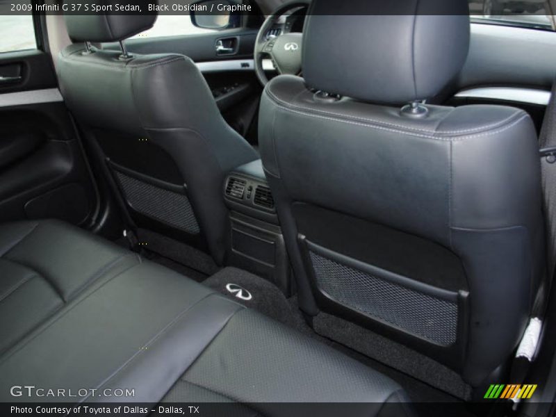 Black Obsidian / Graphite 2009 Infiniti G 37 S Sport Sedan