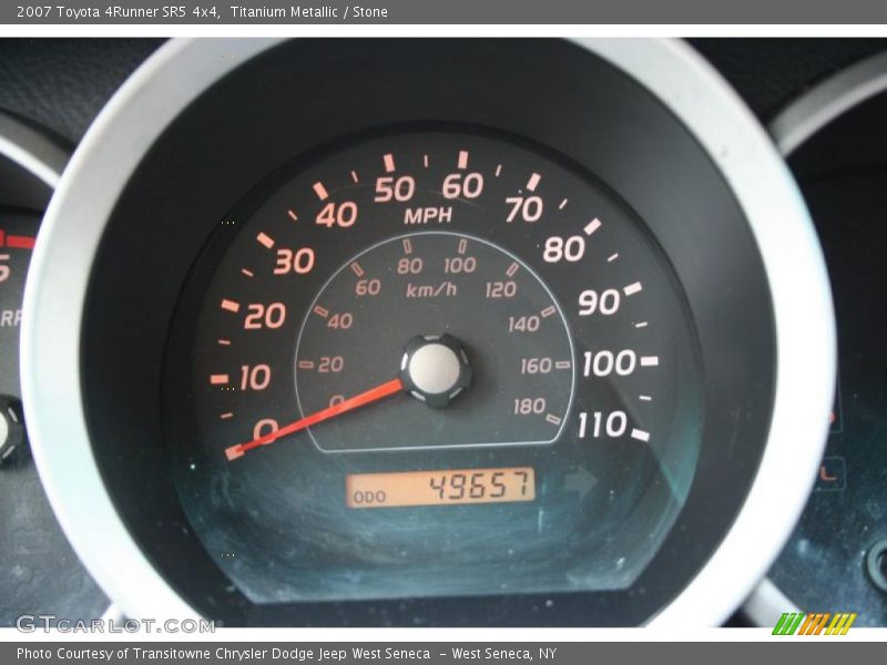 Titanium Metallic / Stone 2007 Toyota 4Runner SR5 4x4