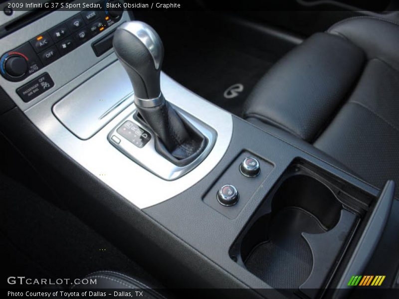 Black Obsidian / Graphite 2009 Infiniti G 37 S Sport Sedan