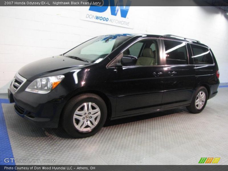 Nighthawk Black Pearl / Ivory 2007 Honda Odyssey EX-L