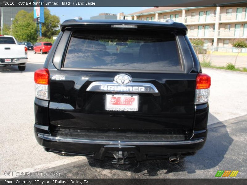 Black / Sand Beige 2010 Toyota 4Runner Limited