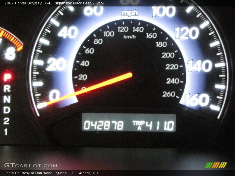 Nighthawk Black Pearl / Ivory 2007 Honda Odyssey EX-L