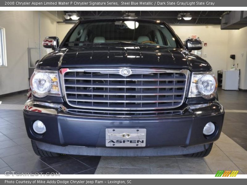 Steel Blue Metallic / Dark Slate Gray/Light Slate Gray 2008 Chrysler Aspen Limited Walter P Chrysler Signature Series