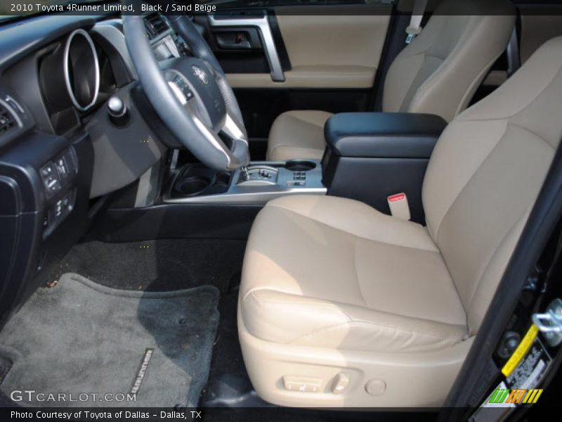 Black / Sand Beige 2010 Toyota 4Runner Limited