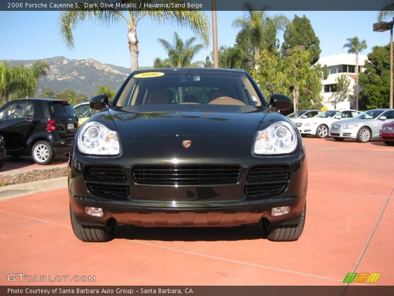 Dark Olive Metallic / Havanna/Sand Beige 2006 Porsche Cayenne S
