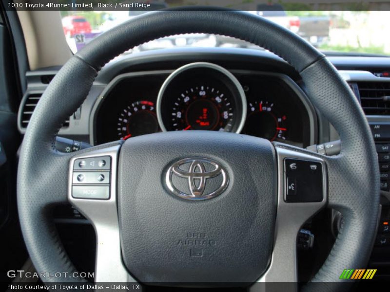 Black / Sand Beige 2010 Toyota 4Runner Limited