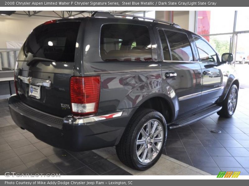 Steel Blue Metallic / Dark Slate Gray/Light Slate Gray 2008 Chrysler Aspen Limited Walter P Chrysler Signature Series