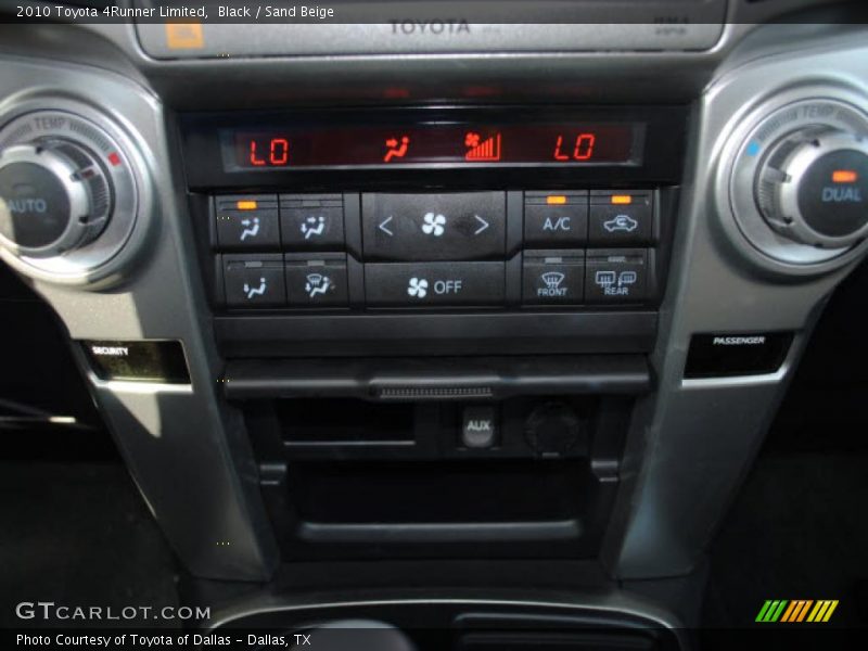 Black / Sand Beige 2010 Toyota 4Runner Limited