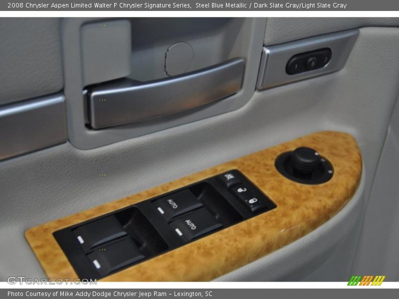 Steel Blue Metallic / Dark Slate Gray/Light Slate Gray 2008 Chrysler Aspen Limited Walter P Chrysler Signature Series