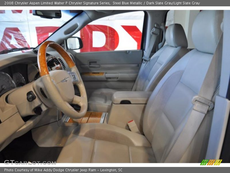 Steel Blue Metallic / Dark Slate Gray/Light Slate Gray 2008 Chrysler Aspen Limited Walter P Chrysler Signature Series