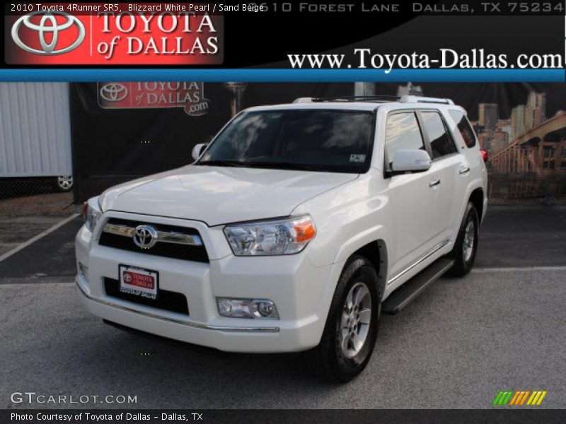 Blizzard White Pearl / Sand Beige 2010 Toyota 4Runner SR5
