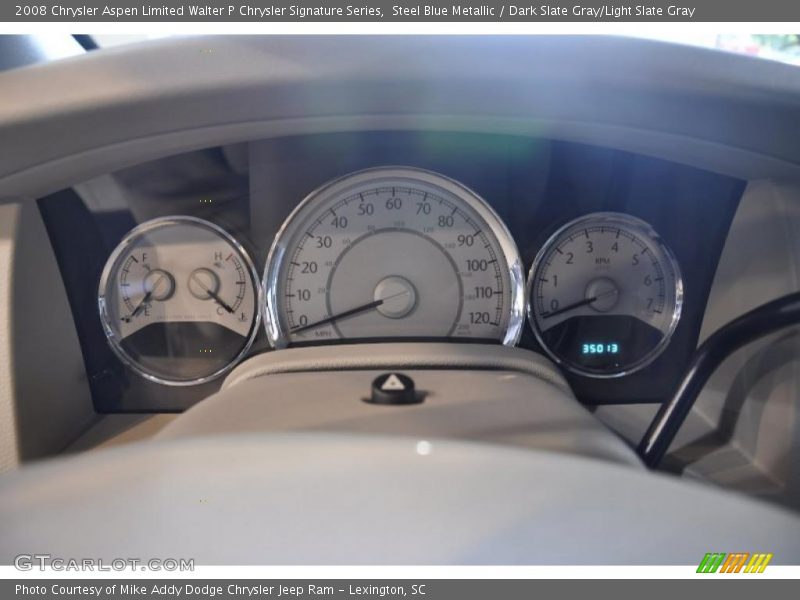 Steel Blue Metallic / Dark Slate Gray/Light Slate Gray 2008 Chrysler Aspen Limited Walter P Chrysler Signature Series