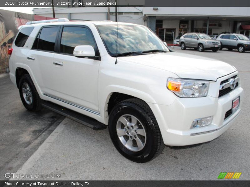 Blizzard White Pearl / Sand Beige 2010 Toyota 4Runner SR5