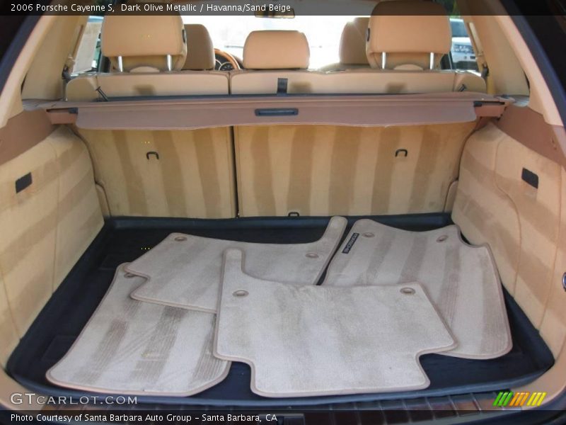 Dark Olive Metallic / Havanna/Sand Beige 2006 Porsche Cayenne S