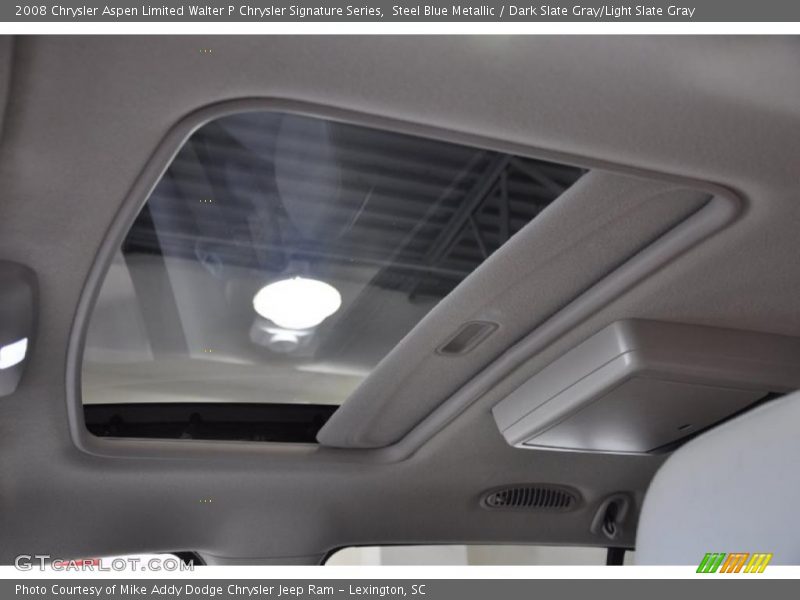 Steel Blue Metallic / Dark Slate Gray/Light Slate Gray 2008 Chrysler Aspen Limited Walter P Chrysler Signature Series