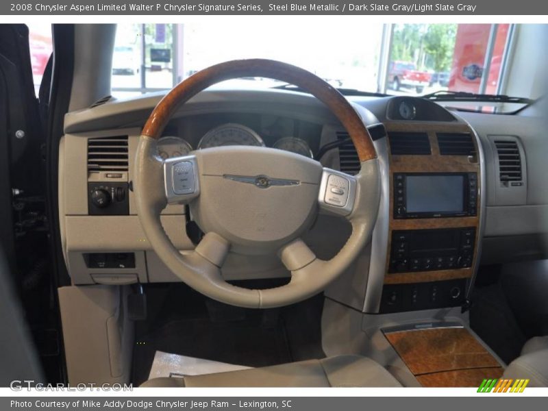 Steel Blue Metallic / Dark Slate Gray/Light Slate Gray 2008 Chrysler Aspen Limited Walter P Chrysler Signature Series