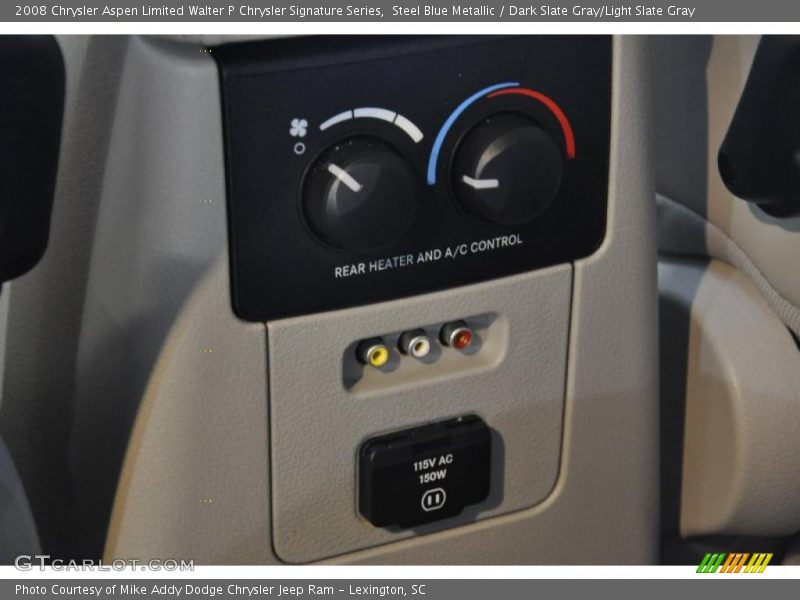 Steel Blue Metallic / Dark Slate Gray/Light Slate Gray 2008 Chrysler Aspen Limited Walter P Chrysler Signature Series