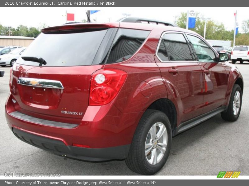 Cardinal Red Metallic / Jet Black 2010 Chevrolet Equinox LT