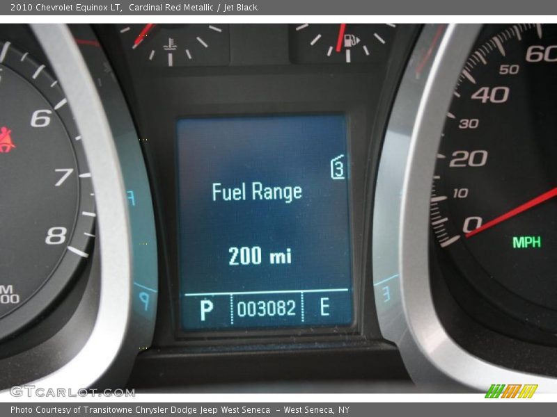 Cardinal Red Metallic / Jet Black 2010 Chevrolet Equinox LT