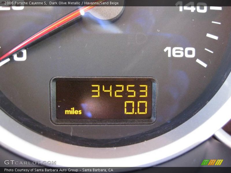 Dark Olive Metallic / Havanna/Sand Beige 2006 Porsche Cayenne S