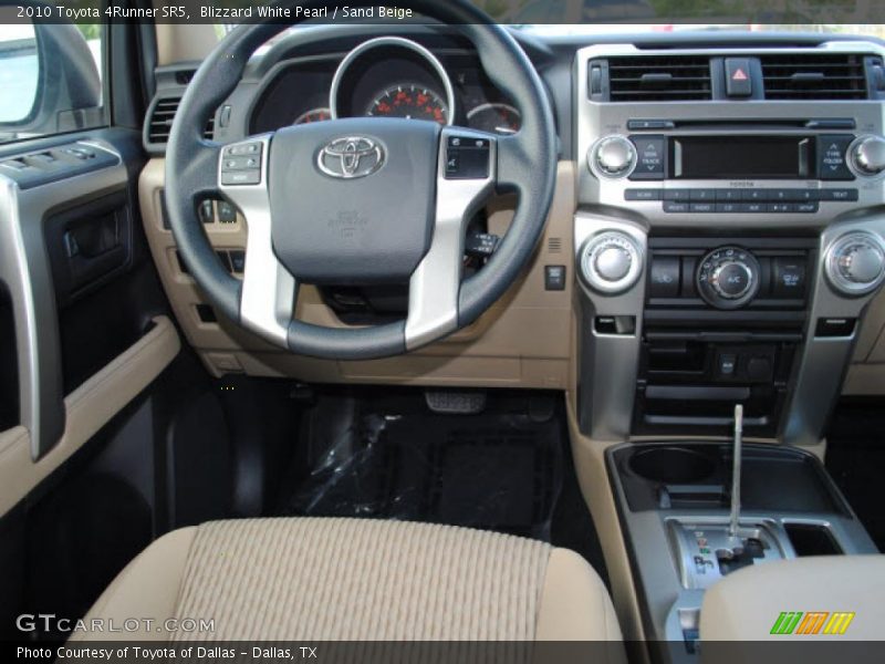 Blizzard White Pearl / Sand Beige 2010 Toyota 4Runner SR5