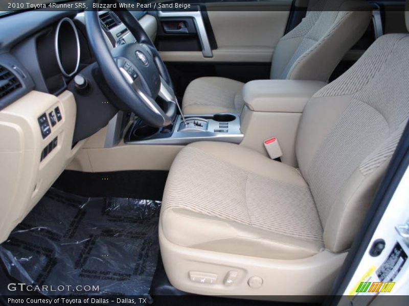 Blizzard White Pearl / Sand Beige 2010 Toyota 4Runner SR5