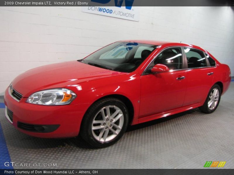 Victory Red / Ebony 2009 Chevrolet Impala LTZ
