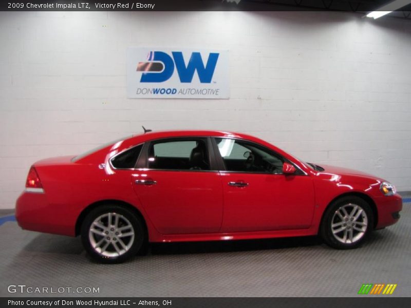 Victory Red / Ebony 2009 Chevrolet Impala LTZ