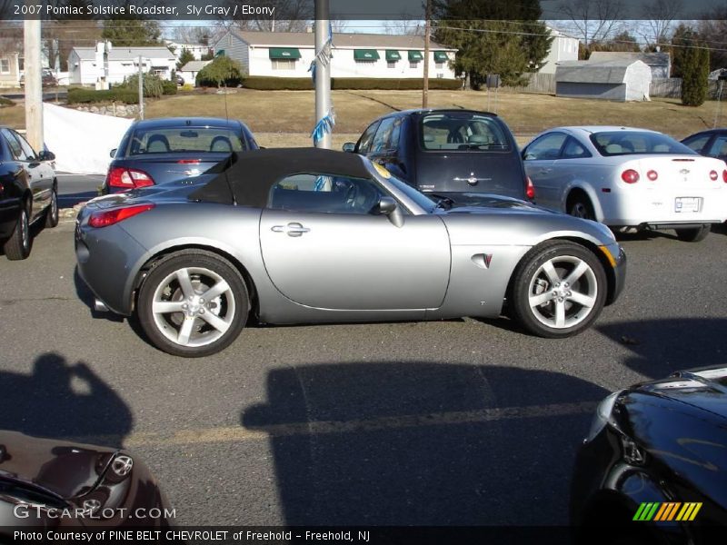 Sly Gray / Ebony 2007 Pontiac Solstice Roadster