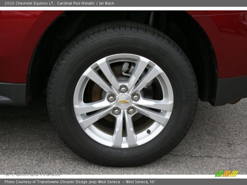 Cardinal Red Metallic / Jet Black 2010 Chevrolet Equinox LT