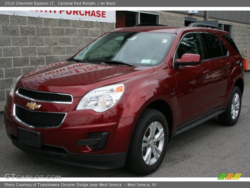 Cardinal Red Metallic / Jet Black 2010 Chevrolet Equinox LT