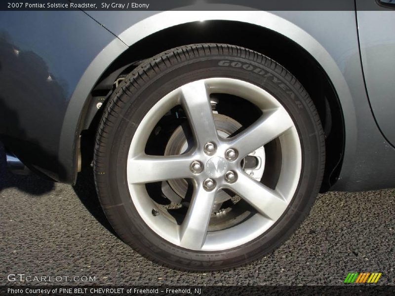 Sly Gray / Ebony 2007 Pontiac Solstice Roadster