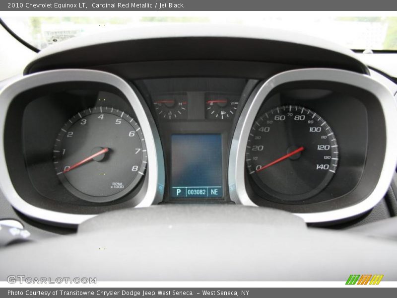 Cardinal Red Metallic / Jet Black 2010 Chevrolet Equinox LT