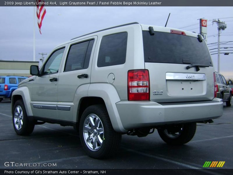 Light Graystone Pearl / Pastel Pebble Beige Mckinley Leather 2009 Jeep Liberty Limited 4x4