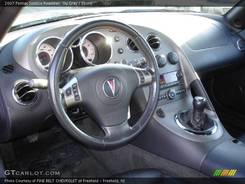 Sly Gray / Ebony 2007 Pontiac Solstice Roadster