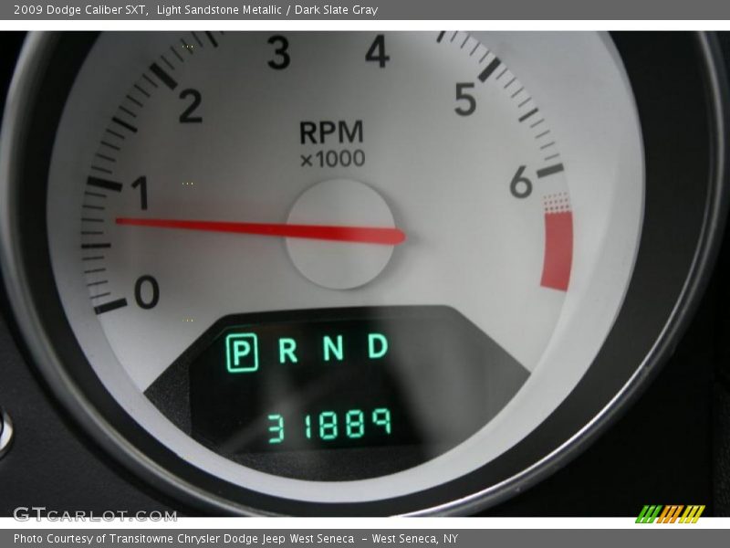 Light Sandstone Metallic / Dark Slate Gray 2009 Dodge Caliber SXT