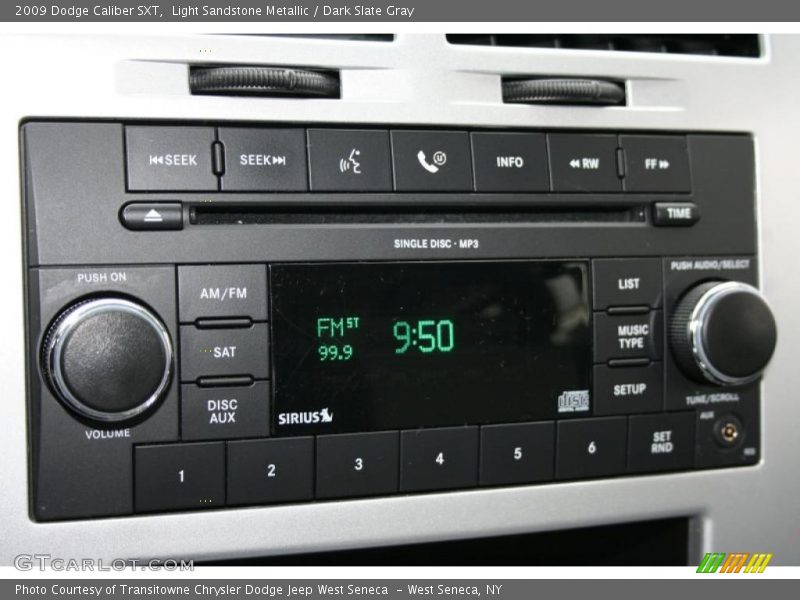 Light Sandstone Metallic / Dark Slate Gray 2009 Dodge Caliber SXT