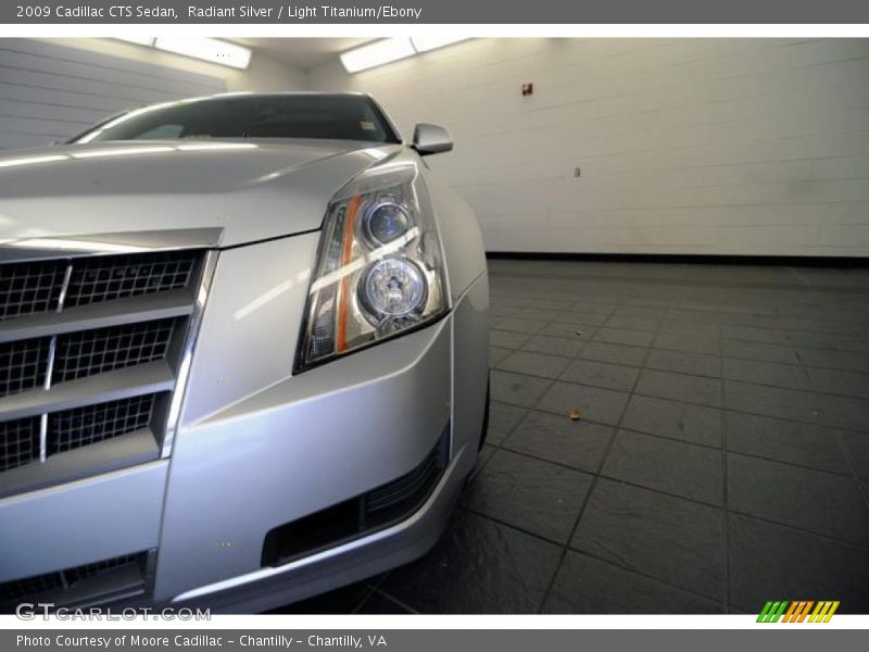 Radiant Silver / Light Titanium/Ebony 2009 Cadillac CTS Sedan