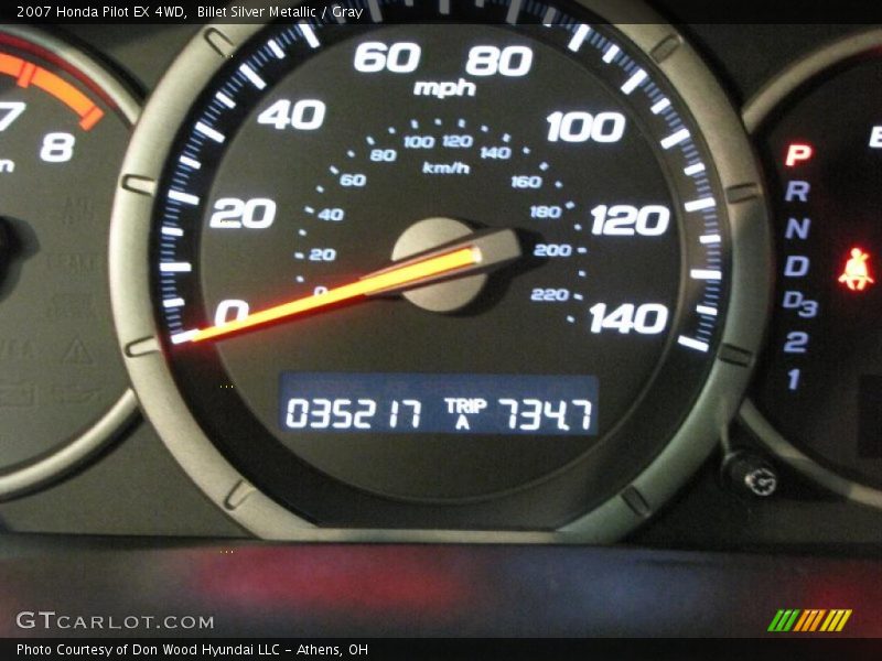 Billet Silver Metallic / Gray 2007 Honda Pilot EX 4WD