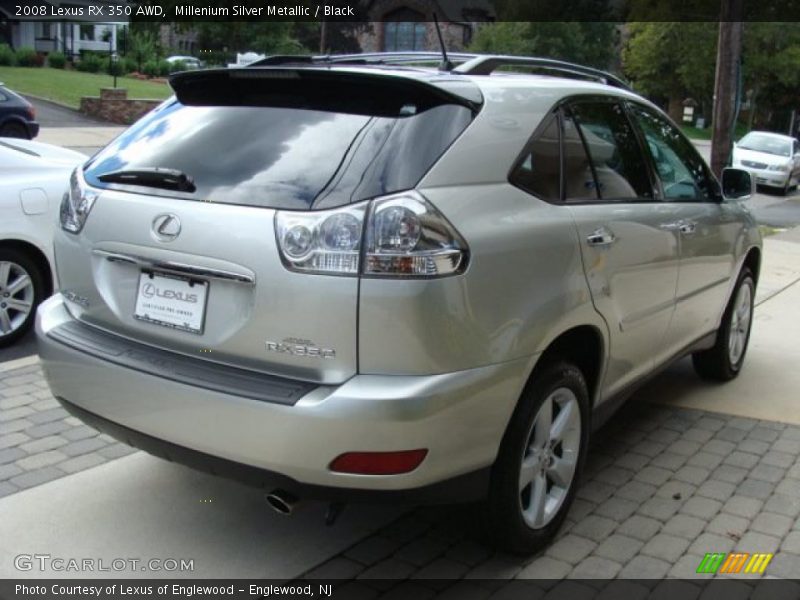 Millenium Silver Metallic / Black 2008 Lexus RX 350 AWD