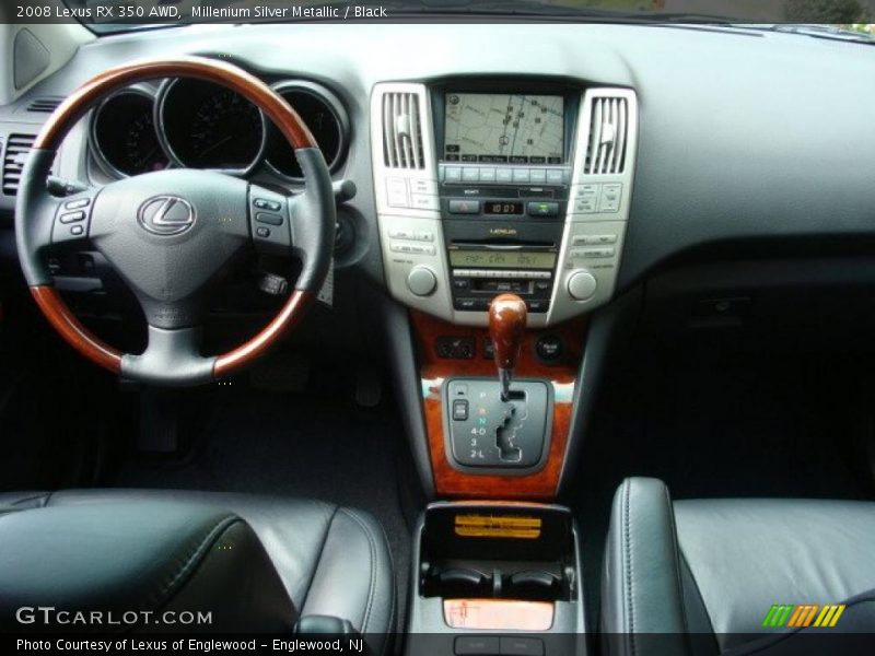 Millenium Silver Metallic / Black 2008 Lexus RX 350 AWD