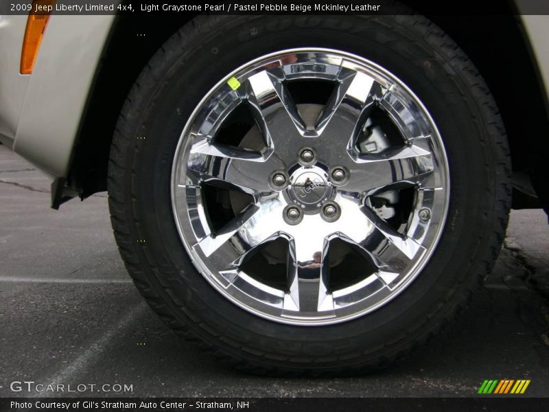 Light Graystone Pearl / Pastel Pebble Beige Mckinley Leather 2009 Jeep Liberty Limited 4x4