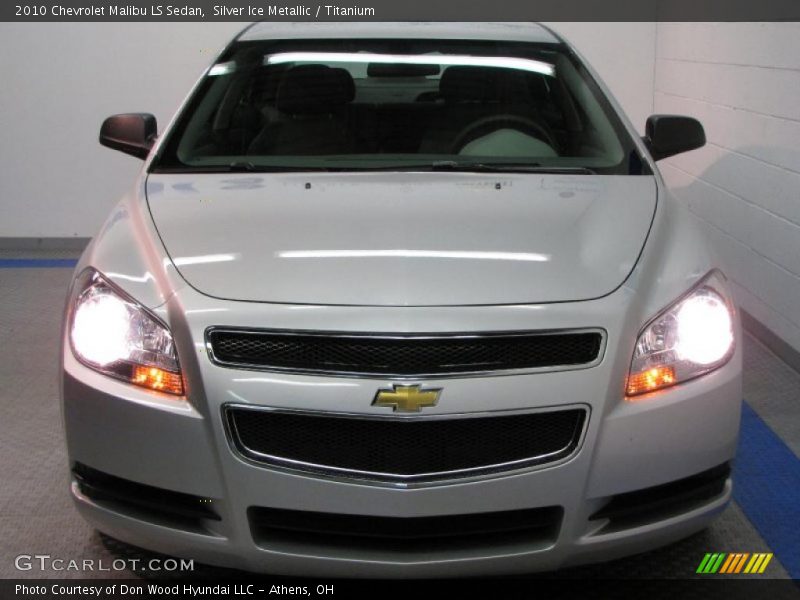 Silver Ice Metallic / Titanium 2010 Chevrolet Malibu LS Sedan