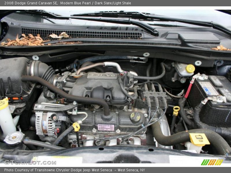 Modern Blue Pearl / Dark Slate/Light Shale 2008 Dodge Grand Caravan SE